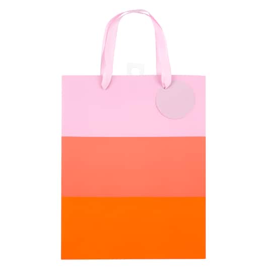 Pink &#x26; Orange Gift Bag by Ashland&#xAE;